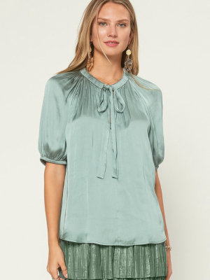 Tie Neck Blouse