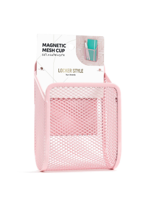 U-brands Magnetic Mesh Locker Cup Pink