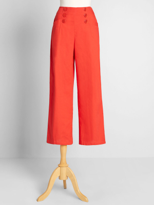 Sailor Away Wide-leg Pants