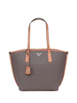 Michael Michael Kors Jane Allover Logo Tote Bag