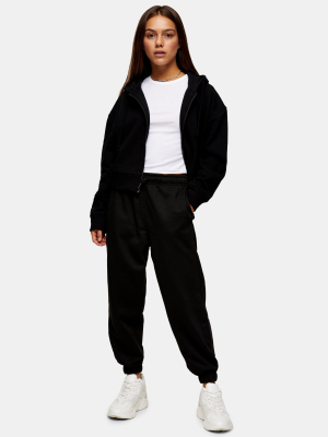 Petite Black 90s Oversized Sweatpants