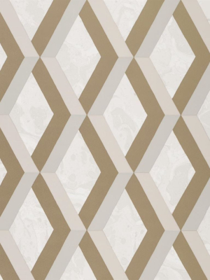 Jourdain Wallpaper In Linen From The Mandora Collection By Designers Guild