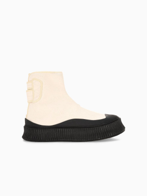 Jil Sander Back Straps High-top Sneakers