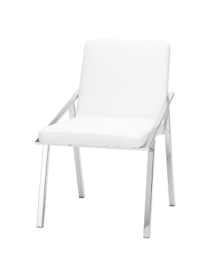 Nuevo Nika Dining Chair - White