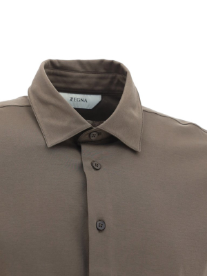 Z Zegna Collar Polo Shirt