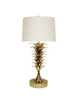 Palm Leaf Table Lamp In Various Colors