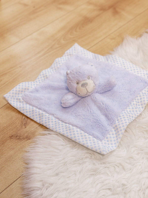 Blue Teddy Comforter