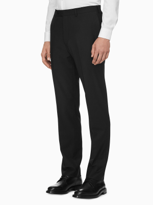 Skinny Fit Black Suit Pants