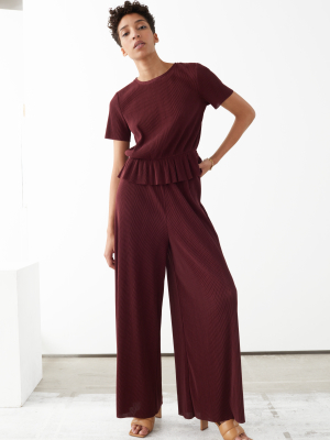 Relaxed Wide Trousers