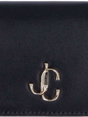 Jimmy Choo Logo Plaque Wallet