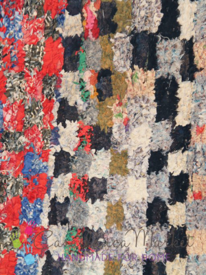 Vintage Boucherouite, Rag Rug Cpt0362