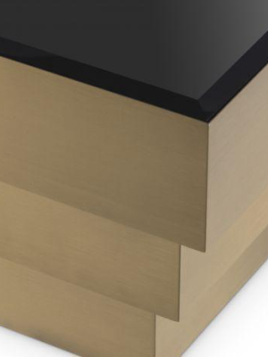 Eichholtz Diaz Side Table - Gold & Black