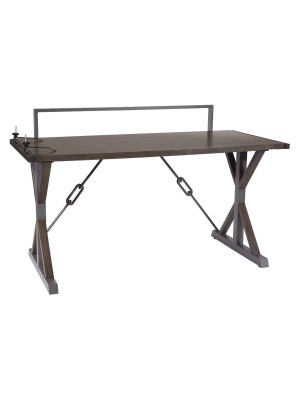 Creator Instructable Desk Gray - Osp Home Furnishings