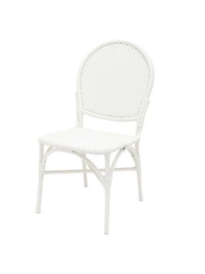Made Goods Donovan Outdoor Side Chair - White