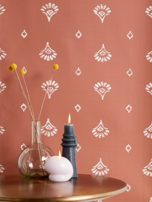 Jaya Block Print Removable Wallpaper