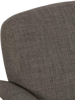 Zumi Swivel Chair, Highland Charcoal