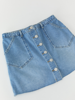 Bdg Denim Button-down Skort