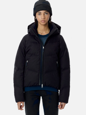 Women's Je X Descente Allterrain Mizusawa Down Jacket / Navy Wool