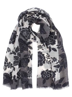 Silhouette Floral Wrap