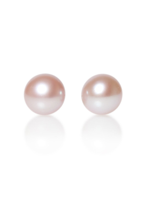 7mm Pink Pearl Earrings