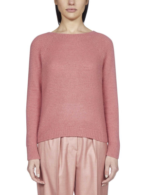 Max Mara Crewneck Knitted Sweater