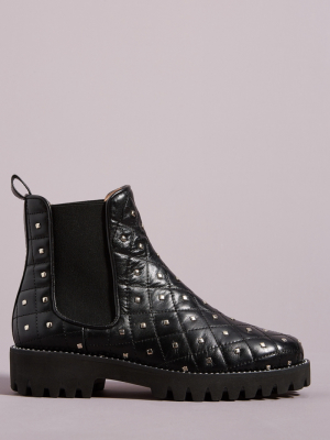 Jon Josef Gia Quilted Leather Chelsea Boots