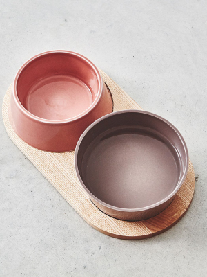 Doppio Dog Bowl Set