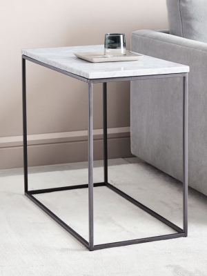 Streamline Side Table - Marble