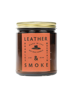 Leather & Smoke Candle