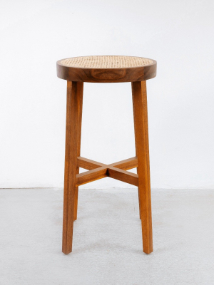 Jeanneret Round Bar Stool