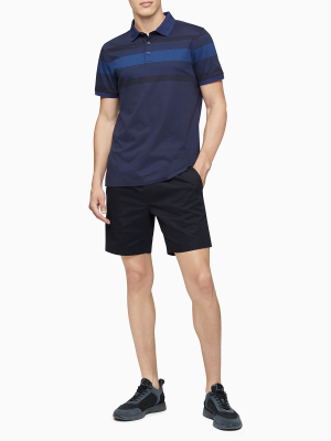 Liquid Touch Engineered Stripe Polo Shirt