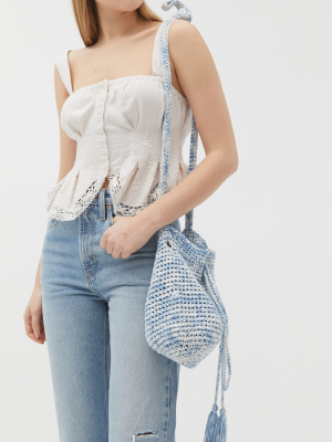 Jade Crochet Bucket Bag