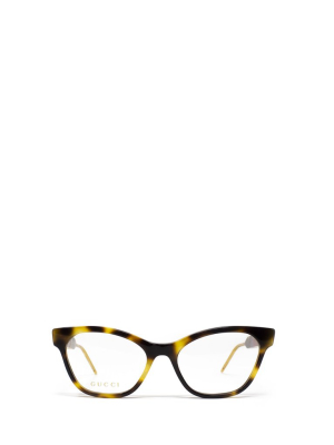 Gucci Eyewear Cat Eye Frame Glasses