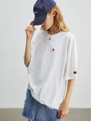 Juniper Oversized White T-shirt