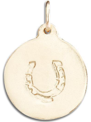 Horseshoe Disk Charm