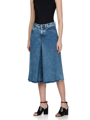 Maison Margiela Spliced Denim Culottes