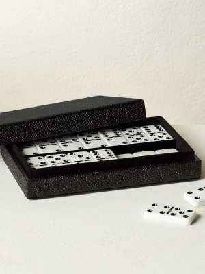 Shagreen Domino Set