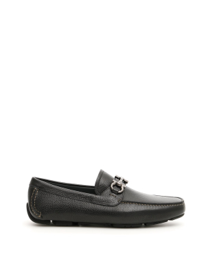 Salvatore Ferragamo Gancini Driver Moccasins