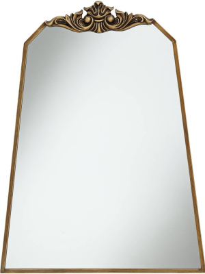 Noble Park Morrey 25 3/4" X 34 1/4" Crown Top Angled Wall Mirror