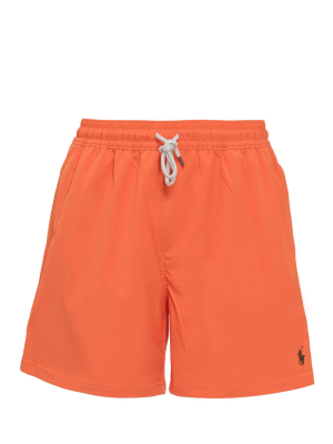 Polo Ralph Lauren Logo Embroidered Swim Shorts