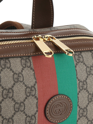 Gucci Logo Printed Medium Backpack