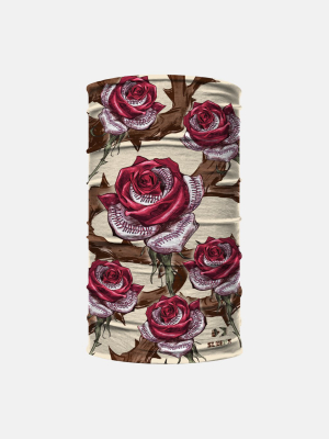 Baseball Roses Neck Gaiter