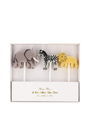 Safari Animal Candles