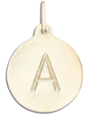 Alphabet Charm With Personalized Engraving