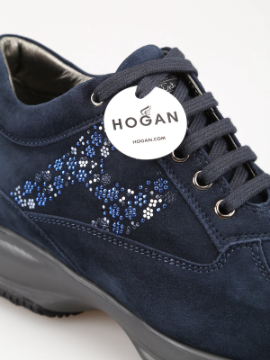 Hogan Interactive Floral Sneakers