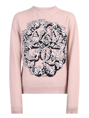 Alexander Mcqueen Graphic Intarsia Knit Jumper