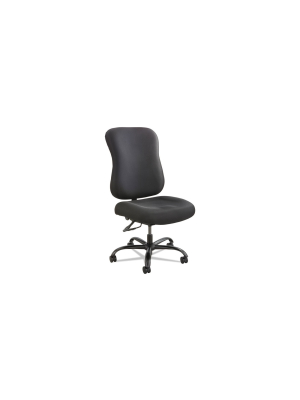 Safco Optimus High Back Big & Tall Chair 400-lb. Capacity Black Fabric 3590bl