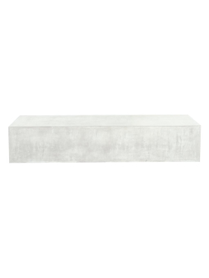 Perpetual The Monolith Bench In Various Colors By Bd Outdoor