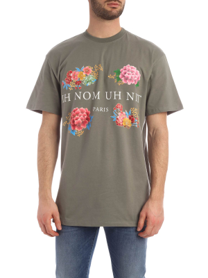 Ih Nom Uh Nit Floral Logo Print T-shirt