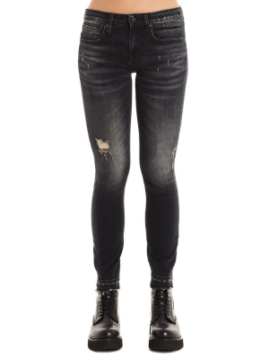 R13 Skinny Cropped Jeans